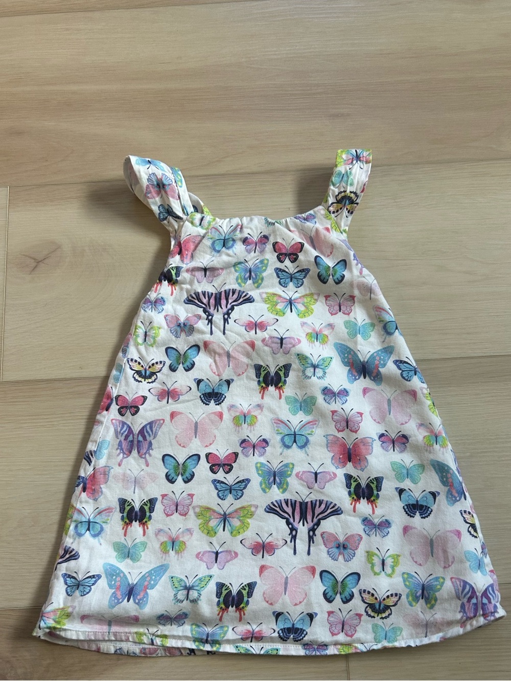 Girls Cross back  butterfly Hatley dress - 3t
